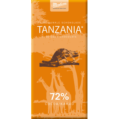 Tanzania 72 % - hořká čokoláda  100g