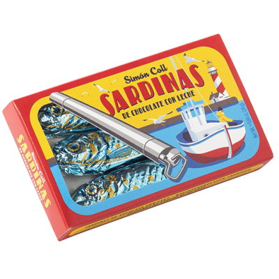 Sardinky z mléčné čokolády 24 g