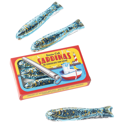 Sardinky z mléčné čokolády 24 g