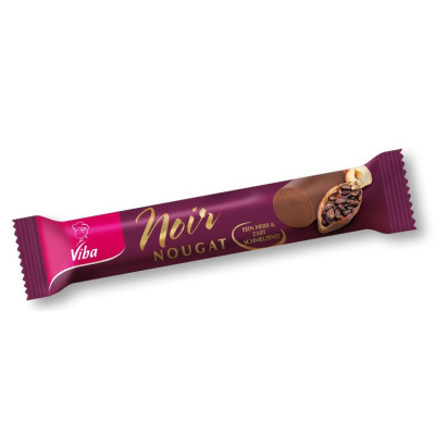 Tmavý lísko ořechový nugát 40g
