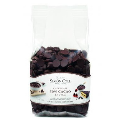 Hořká 50 % čokoláda / 500 g pecky