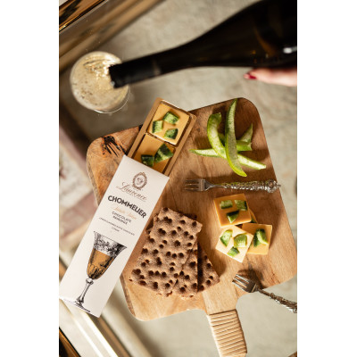 Chommelier - Bílá čokoláda s příchutí citronu a plátky citronu 100g