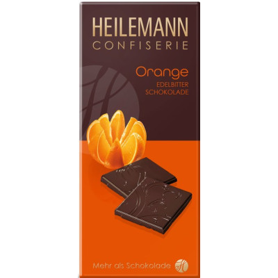 Hořká čokoláda s pomerančem 80g