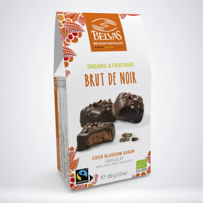 Pralinky z hořké čokolády 82 % z Peru 100g