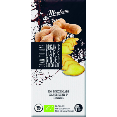 BIO hořká čokoláda se zázvorem 100g