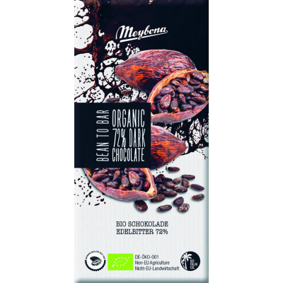BIO hořká 72 % čokoláda 100g