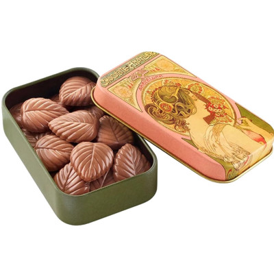 Lístky z mléčné nebo hořké čokolády 30g / plech