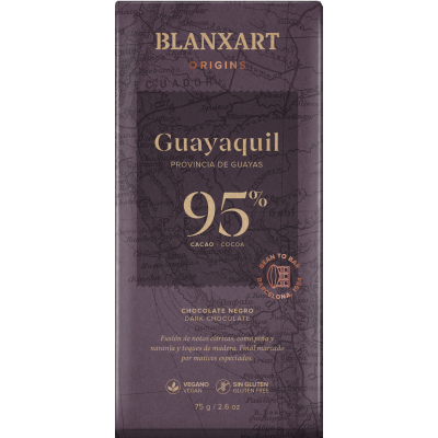 Guayaquil 95 % hořká čokoláda 75g