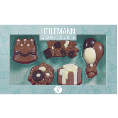 Dárkový set - Narozeniny - mléčná čokoláda 100g