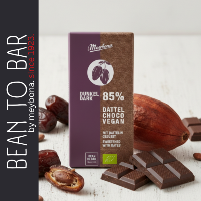 BIO kakaový produkt (85% kakao) slazený datlemi 80g