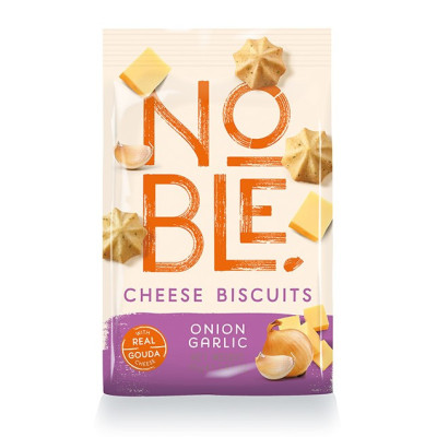 Sušenky se sýrem Gouda, cibulí a česnekem 70g