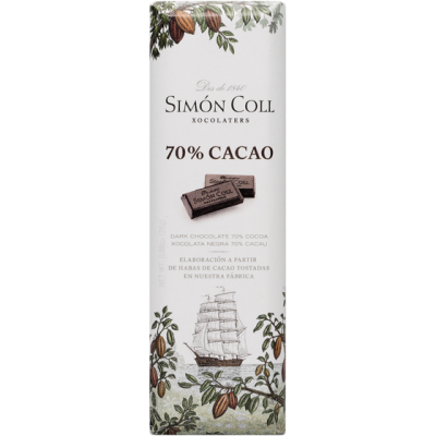 Hořká čokoládová tyčinka 70% 25g