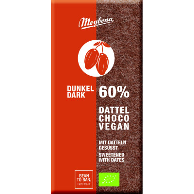 BIO kakaový produkt (60 % kakao) slazený datlemi 80g