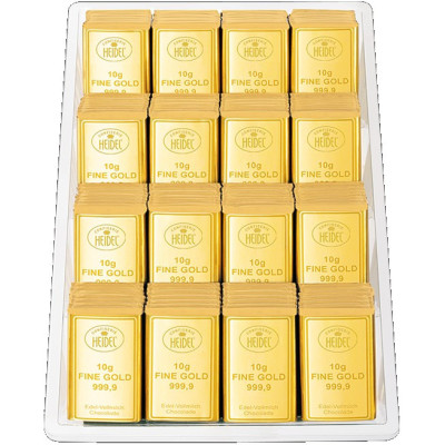 Minitabulky GOLD  mléčná čokoláda10g / 108ks